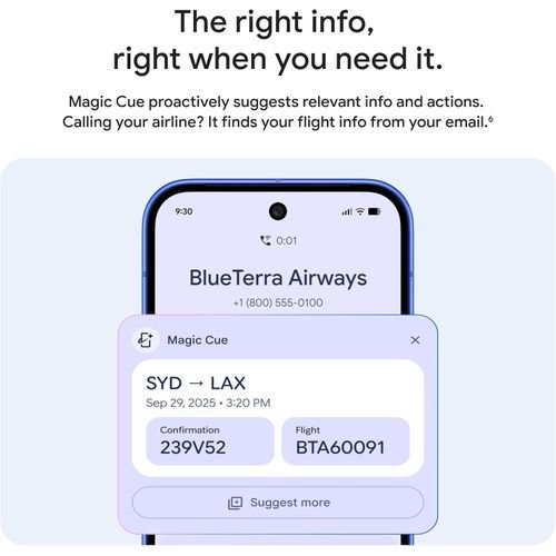 Google Pixel Pixel 10 5G - 12GB RAM + 256GB ROM